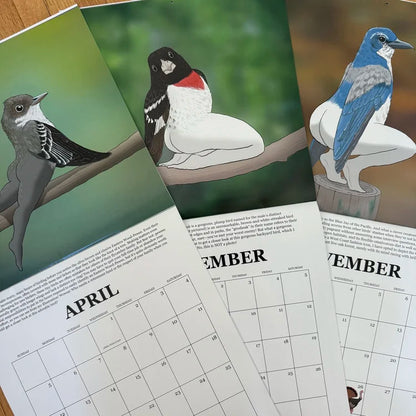 2026 Calendar of Extremely Accurate Birds