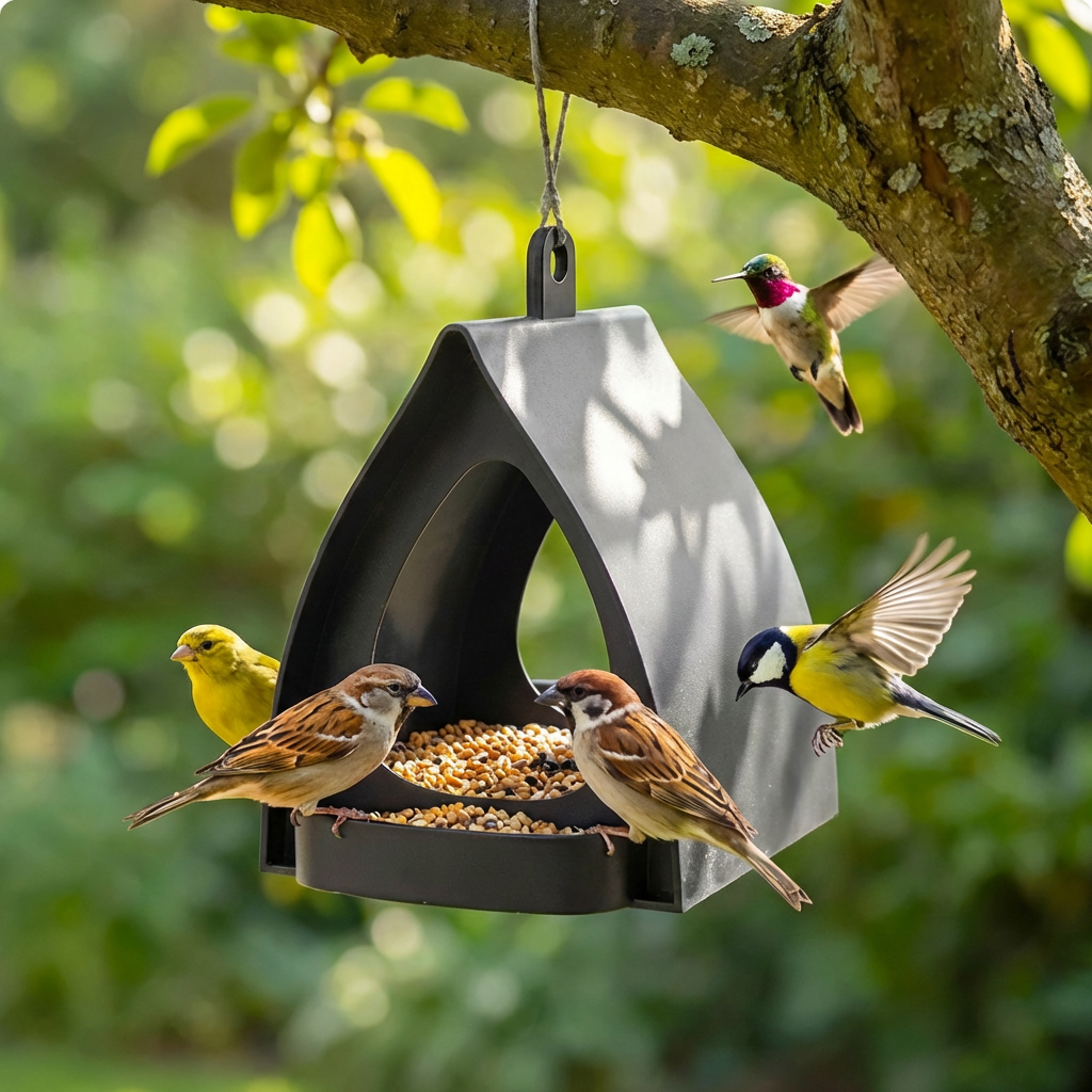 Weather Resistant Hanging Bird Feeder